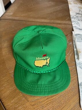 Vintage VTG rare Masters rope golf hat